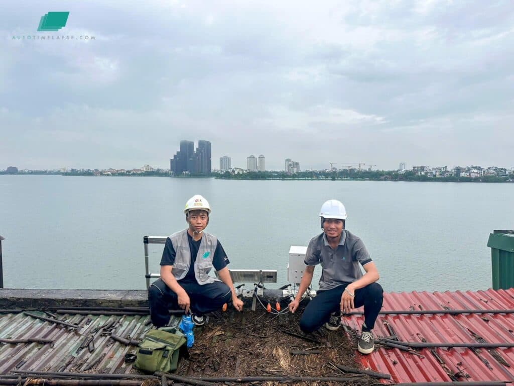 Camera AutoTimelapse lắp đặt tại công trường